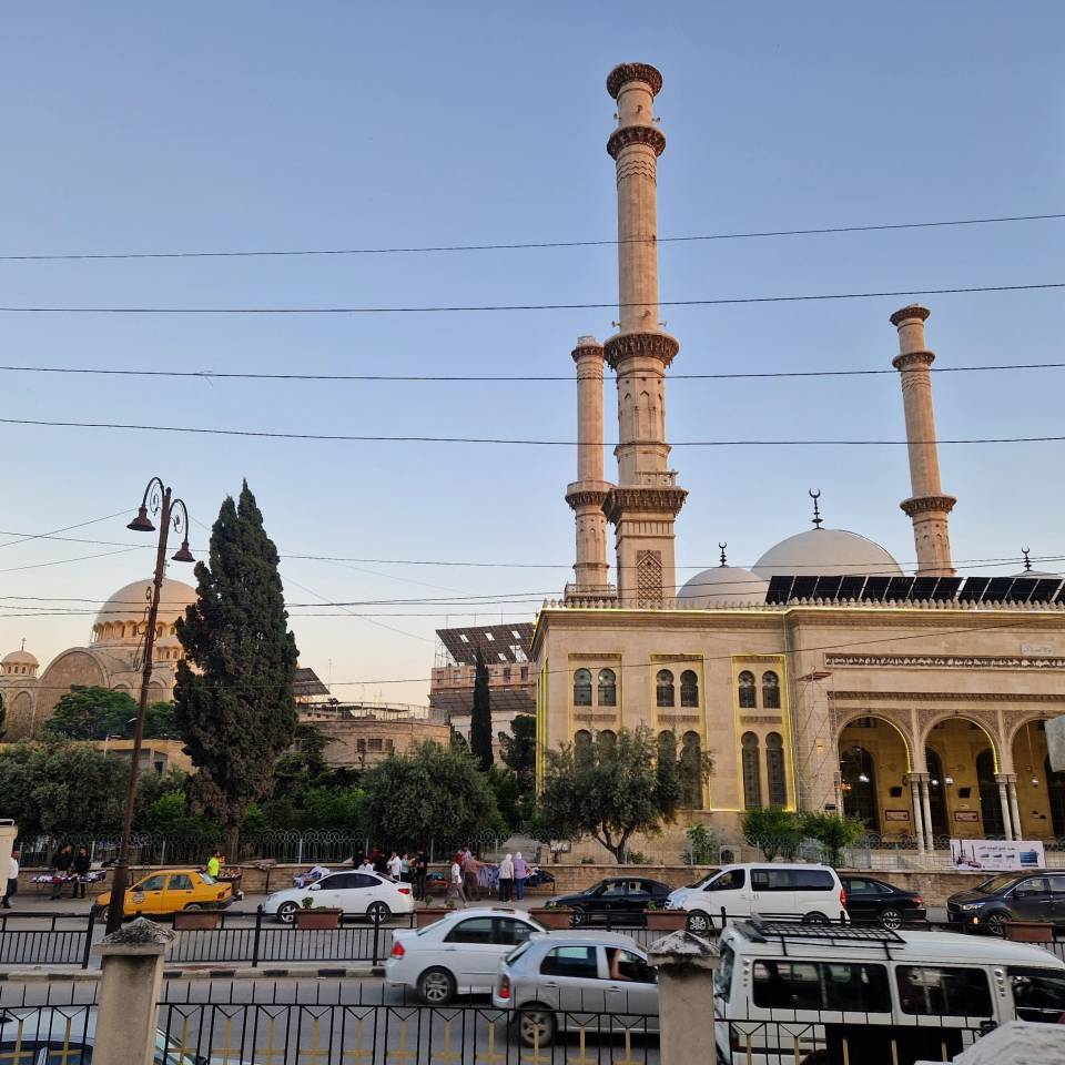 A mosque in Aleppo.
