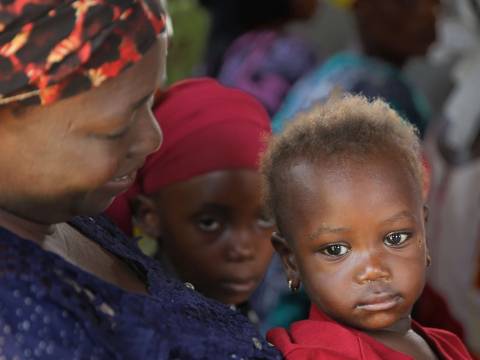 Worshipers at church service in Nigeria